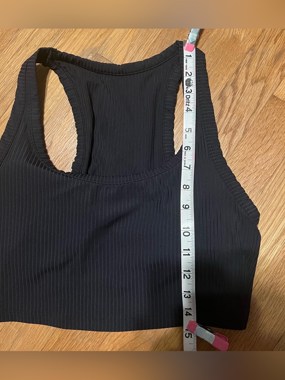 all in motion Black Ribbed Racerback Bra Top (MED) and Shorts (S) Set of (3) - Picture 16 of 16